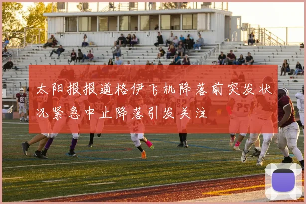 太阳报报道格伊飞机降落前突发状况紧急中止降落引发关注